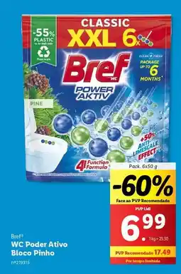 Lidl Classic - wc poder ativo bloco pinho promoção
