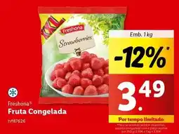 Lidl Fruta congelada promoção