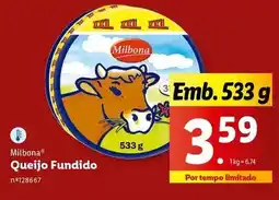 Lidl Milbona - queijo fundido promoção