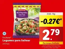 Lidl com - freshona legumes para saltear promoção