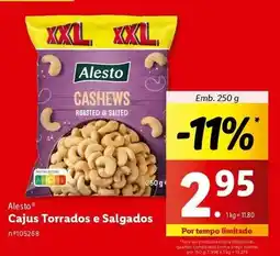 Lidl Alesto - cajas torrados e salgados promoção