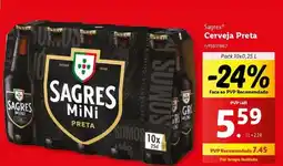 Lidl Sagres - cerveja promoção