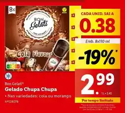 Lidl A+ - gelado chupa chupa promoção