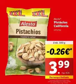 Lidl Alesto - pistaciones california promoção