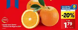 Lidl Portugal - laranja para fume promoção