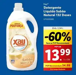 Xau - detergente líquido sabao natural