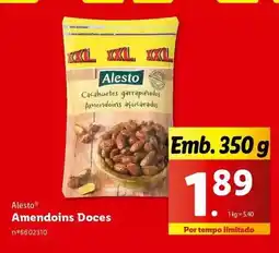 Lidl Alesto - amendoins doces promoção
