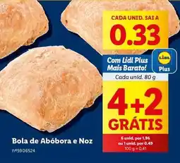 Lidl A+ - bola de abóbora e noz promoção