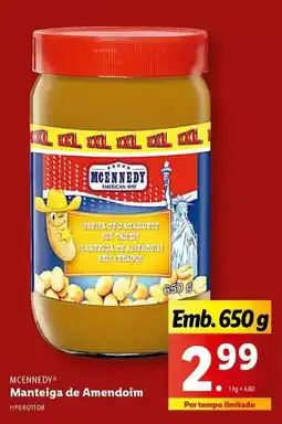 Lidl Mcennedy - manteiga de amendoim promoção