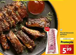 Lidl Portugal - tira de entrecosto de porco promoção