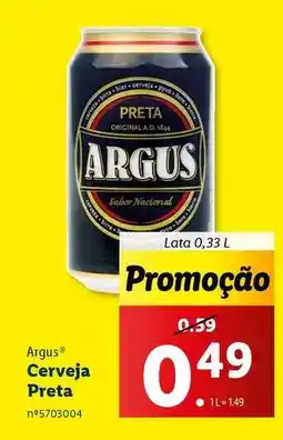 Lidl Argus - cerveja promoção