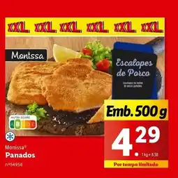 Lidl Monissa - panados promoção