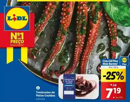 Lidl Lidl - tentaculos de polvo cosidos promoção