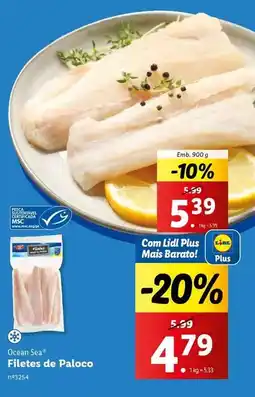 Lidl Ocean sea - filetes de paloco promoção