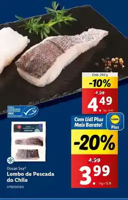 Lidl Ocean sea - lombo de pescada do chile promoção