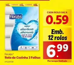 Lidl Xxl - rolo de cozinha 3 folhas promoção