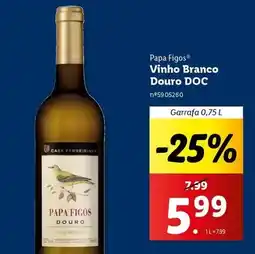Lidl Papa figos - vinho branco douro doc promoção