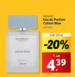 Eau de parfum cotton blue