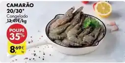 Pingo Doce Camarão 20/30 promoção