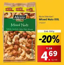 Lidl Xxl - mixed nuts promoção