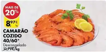 Pingo Doce Camarão cozido promoção