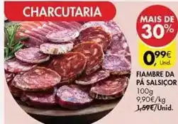 Pingo Doce Fiambre da pa promoção