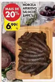 Pingo Doce Morcela aperitivo salsicor promoção