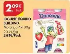 Pingo Doce Danone - iogurte liquido bebeddino promoção