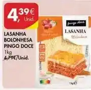 Pingo Doce Pingo doce - lasanha bolonhesa promoção