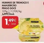 Pingo Doce Pingo doce - hummus de tremoco e manjericão promoção