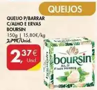 Pingo Doce Boursin - queijo p/ barrar c/alho e ervas promoção