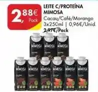 Pingo Doce Mimosa - leite c/proteina promoção