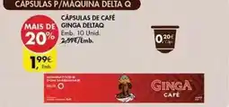 Pingo Doce Delta q - cápsulas de café promoção