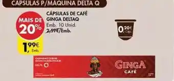 Pingo Doce Delta q - cápsulas de café promoção