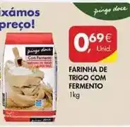 Pingo Doce com - farinha de trigo com fermento promoção
