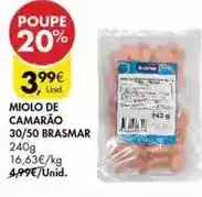 Pingo Doce Brasmar - miolo de camarao promoção