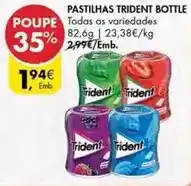 Pingo Doce Trident - pastilhas promoção