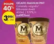 Pingo Doce Magnum - gelado pint promoção