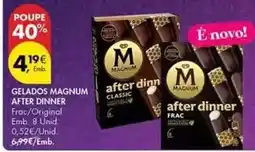 Pingo Doce Magnum - gelados after dinner promoção