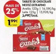 Pingo Doce Nestle - tablete de chocolate extrafino promoção