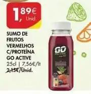 Pingo Doce Sumo de frutos vermelhos c/proteina promoção