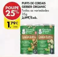 Pingo Doce Gerber - puffs de cereais promoção