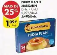 Pingo Doce El mandarin - pudim flan promoção