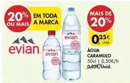 Pingo Doce Evian - água caramulo promoção