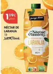 Pingo Doce Eco+ - nectar de laranja promoção