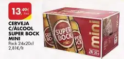Pingo Doce Mini - cerveja c/alcool super bock promoção