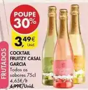 Pingo Doce Casal garcia - cocktail fruitzy casal promoção