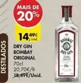 Pingo Doce Bombay - dry gin original promoção