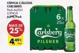 Pingo Doce Carlsberg - cerveja c/alcool promoção