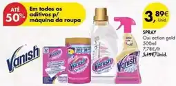 Pingo Doce Vanish - spray promoção